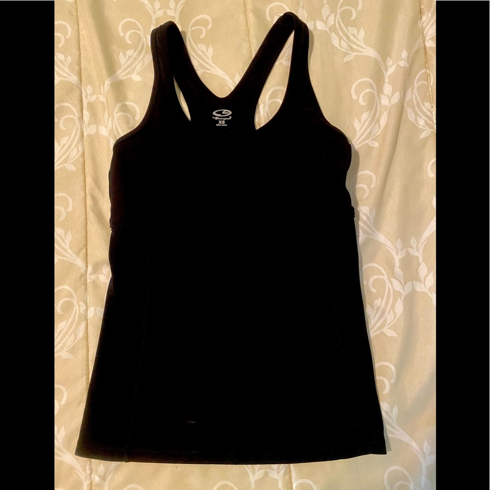 Champion C9 Racerback Tank, Black XS